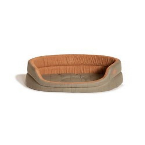 Cama para animais de estimação em tweed verde com design dinamarquês