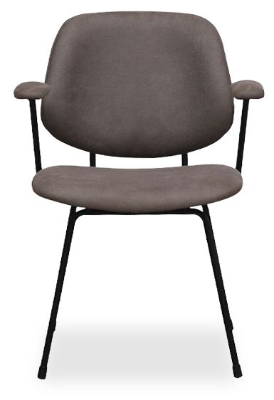Eetkamerstoel Taupe ZM-88.007 Rivano B62 x D58 x H82 cm