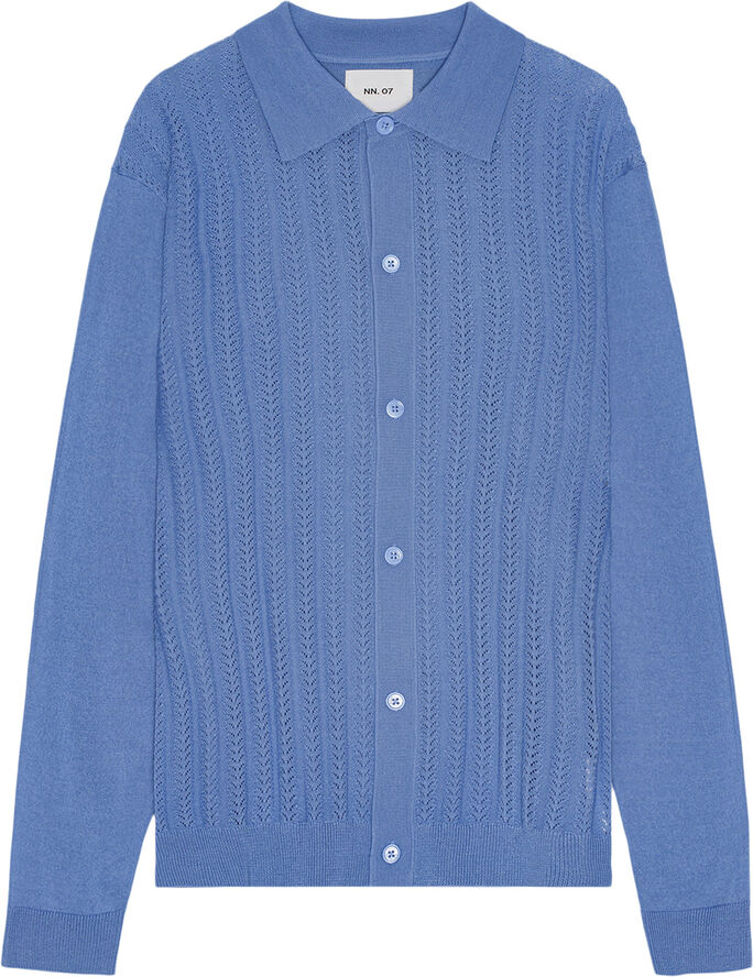 NN07 Thor LS Polo 6584 Blue jasper