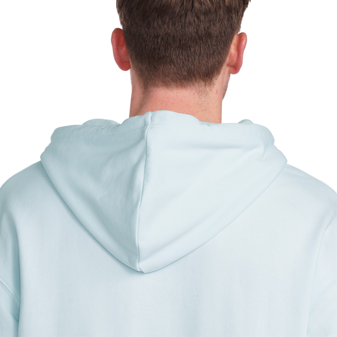 VanVaan Denim Herren Hoodie mit Kängurutasche helltürkis