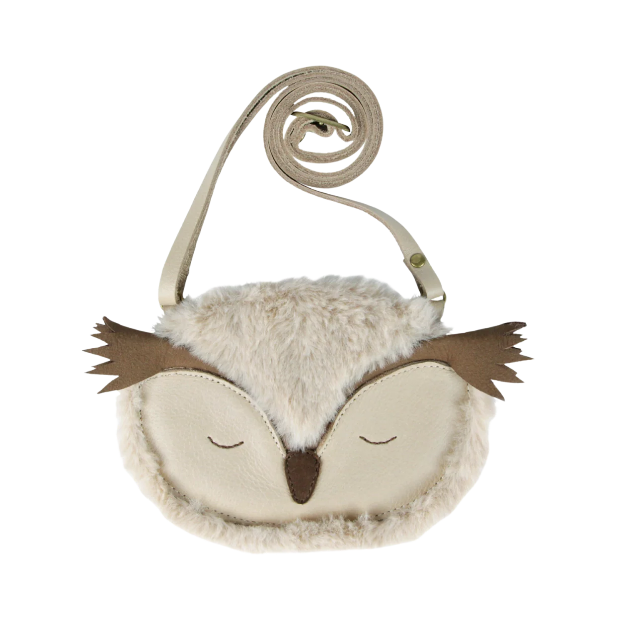 Britta Exclusive Purse | Owl | Ivory Classic Leather