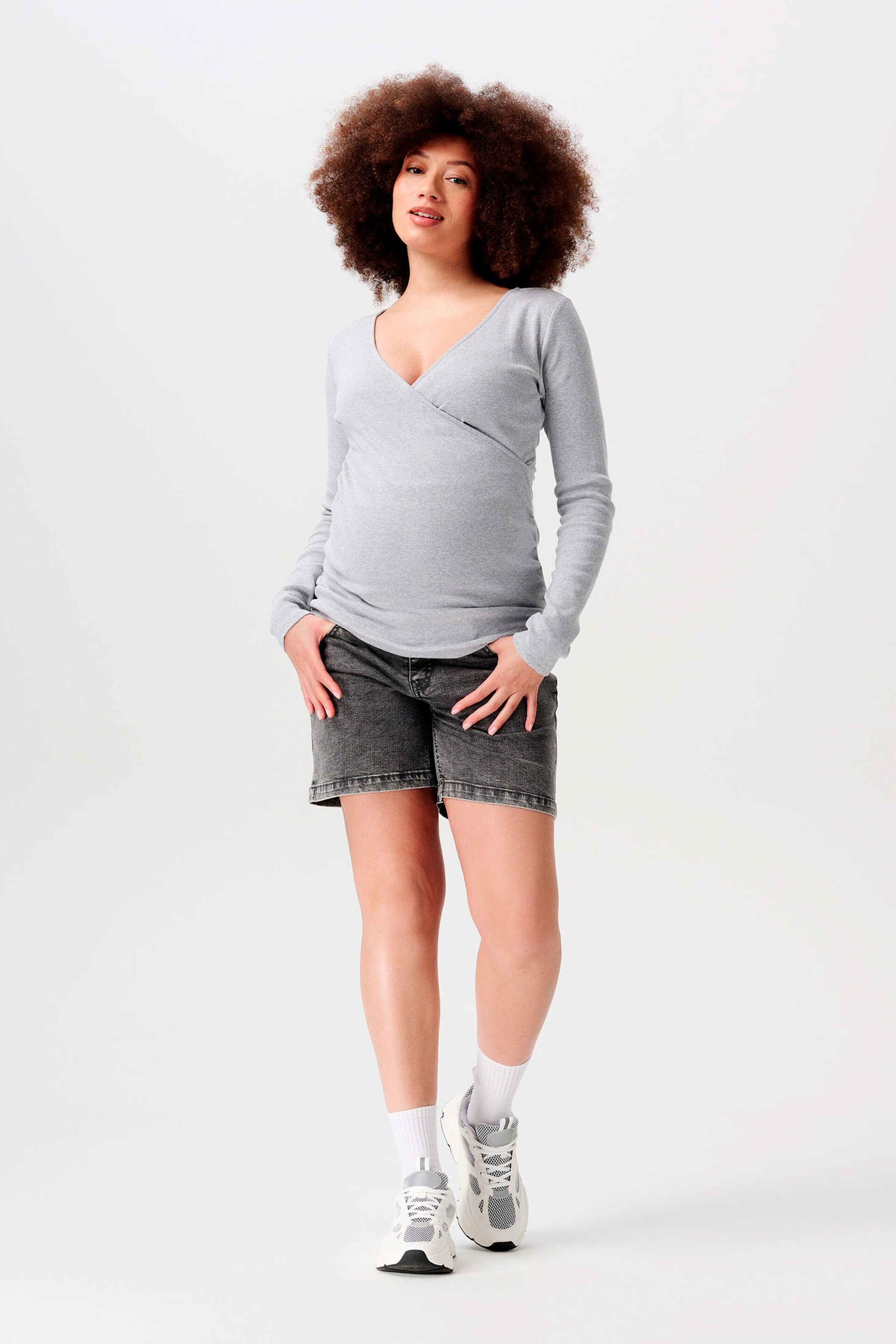 Noppies Still-Shirt Sara Grey Melange