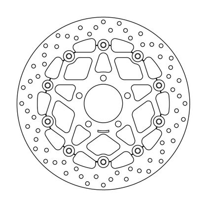 Disque de frein Rond Brembo flottant