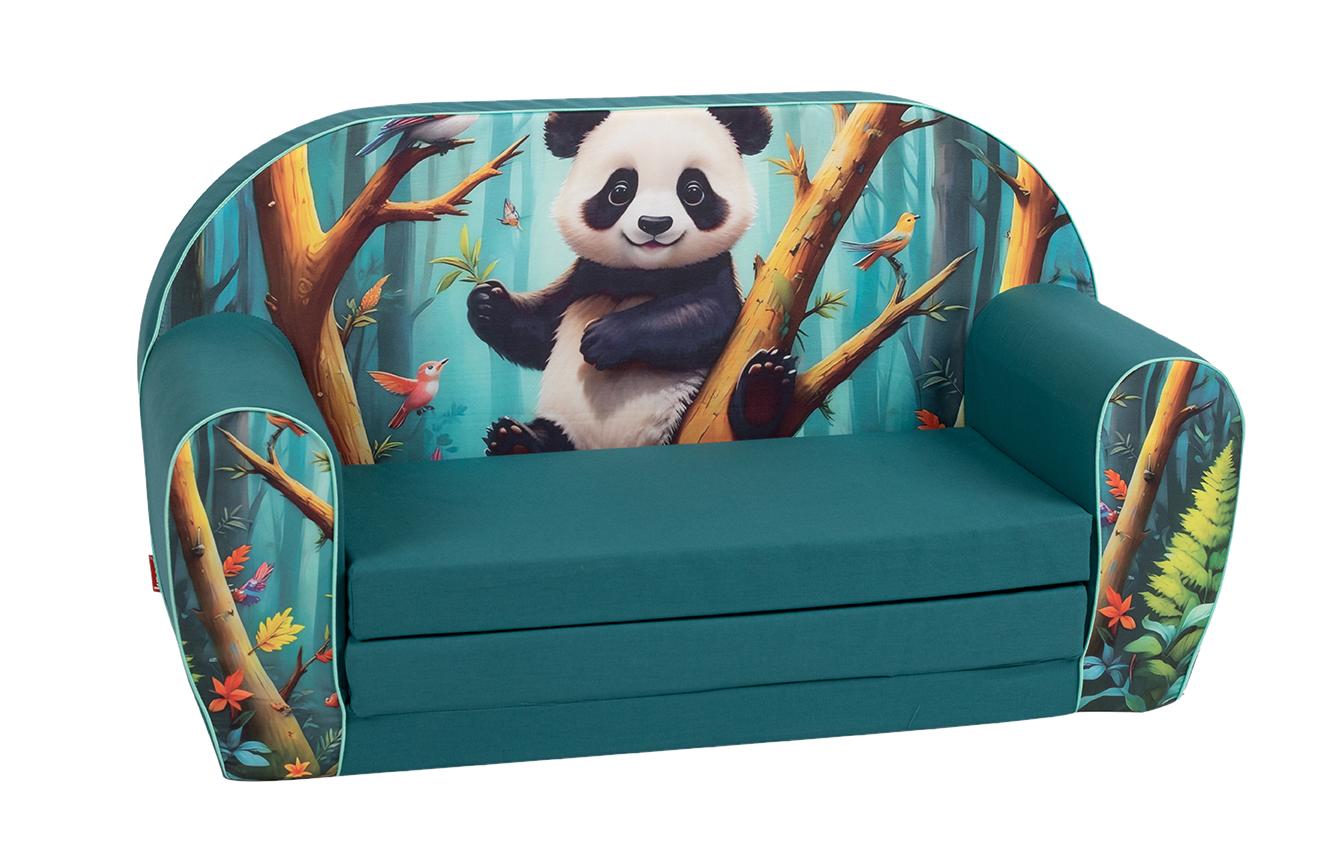 Kindersofa Lucky pandaSofa mit niedlichem Motiv
