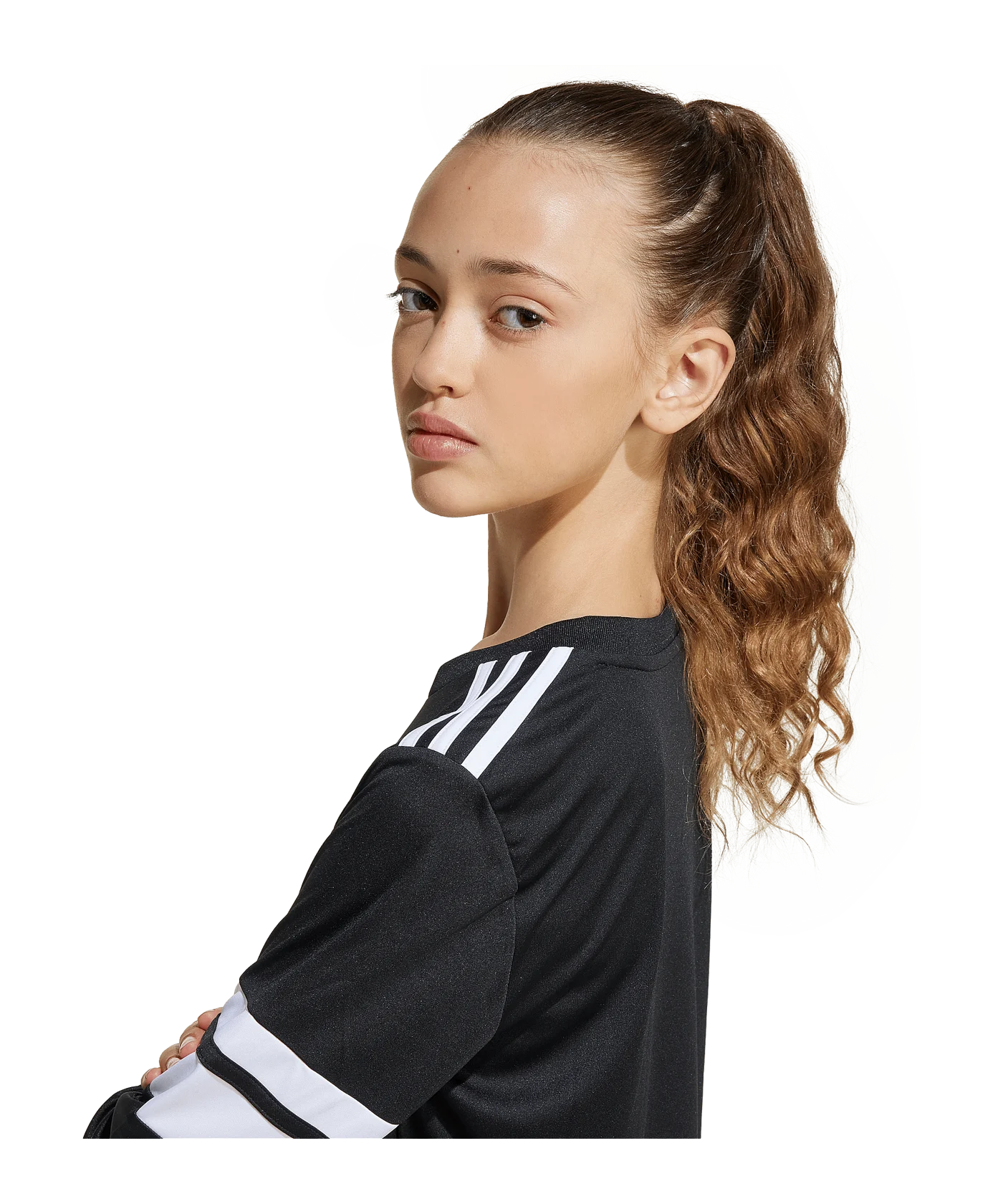 adidas Squadra 25 Trikot Langarm Kids Schwarz