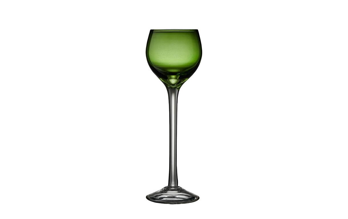 Schnapsglas Coloured Glas 6 Stück, assortiertVerschiedenfarbige mundgeblasene Schnapsgläser