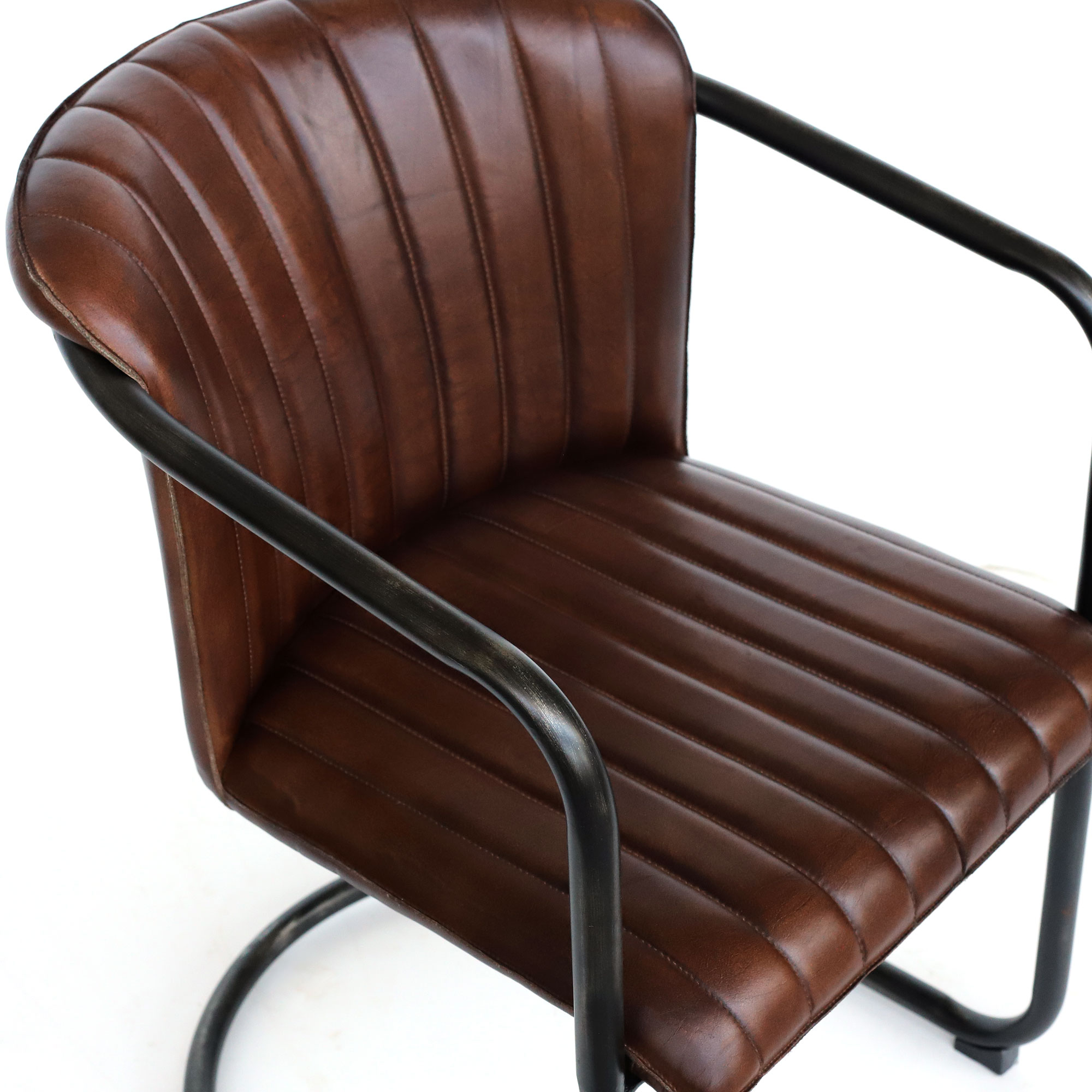 Armsessel 'Berkley', braun, B 52 cm, L 61 cm, H 76 cm von fischer's lagerhaus
