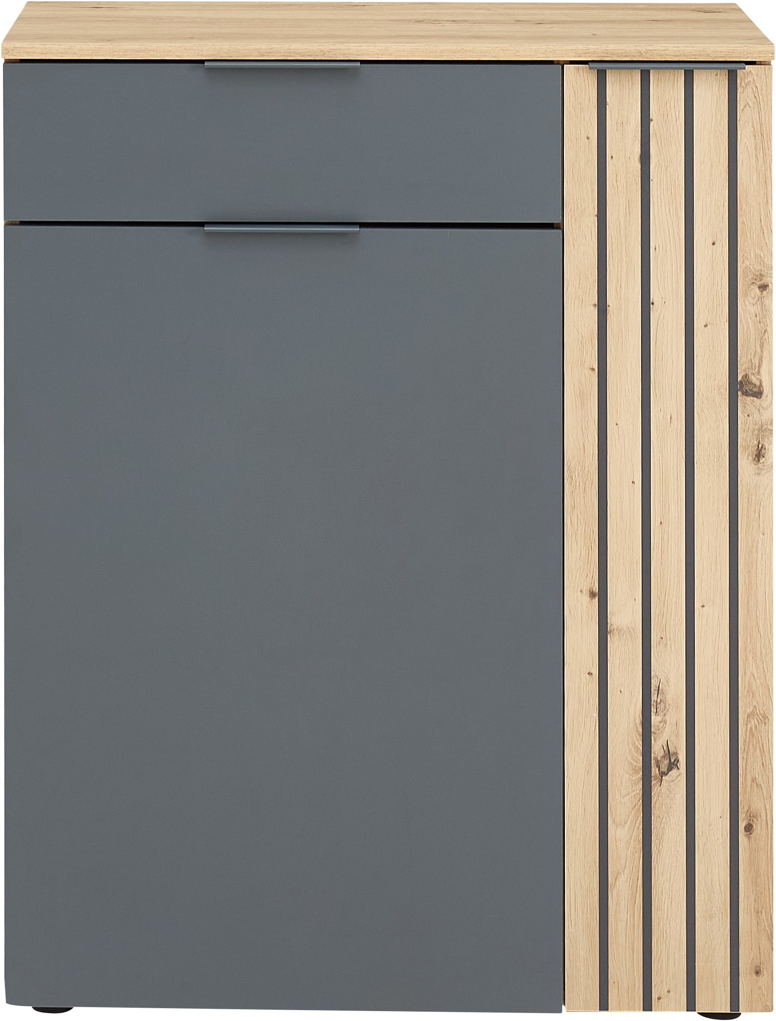 HBZ Schuhschrank »Volano in Anthrazit, BxHxT 80x103x38cm« 1 Stk. tlg. Mit 2 Türen, 1 Schubkasten, 4 Einlegeböden, 3 feste Böden