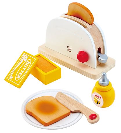 Hape Spielset - 7 Teile - Toaster