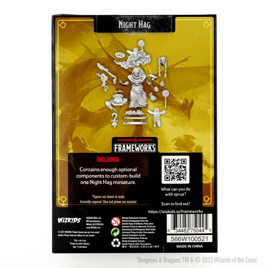 D&D Frameworks Unpainted Miniatures - Night Hag