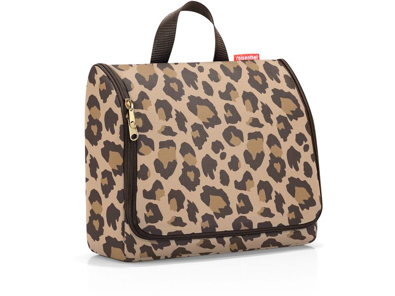 Reisenthel Necessaire Toiletbag XL Leo Macchiato Kulturbeutel für alle wichtigen Bad-Accessoires