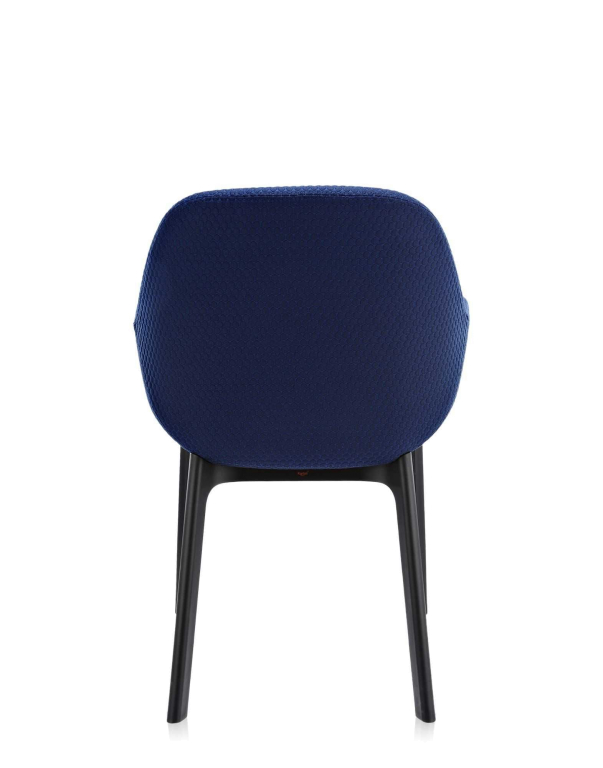 Kartell Clap stoel melange grafiet, zwart onderstel