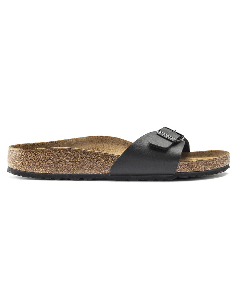 Madrid Birko-Flor Sandals Black Narrow