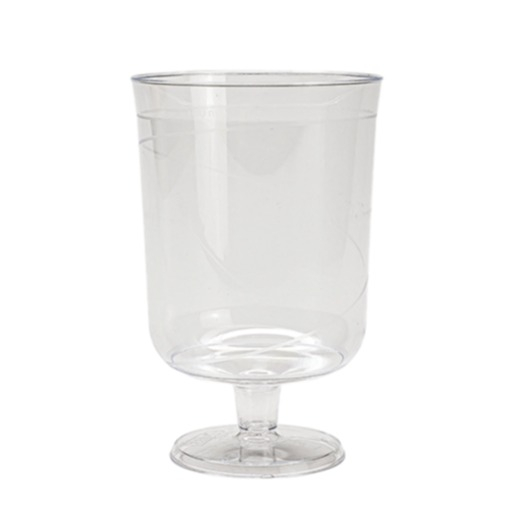 (15er Set) 100ml PS Mehrweg Wein Glas Weinkelch Trinkglas für Rotwein / Weisswein / Cocktails (1115.1006) - Glasklar