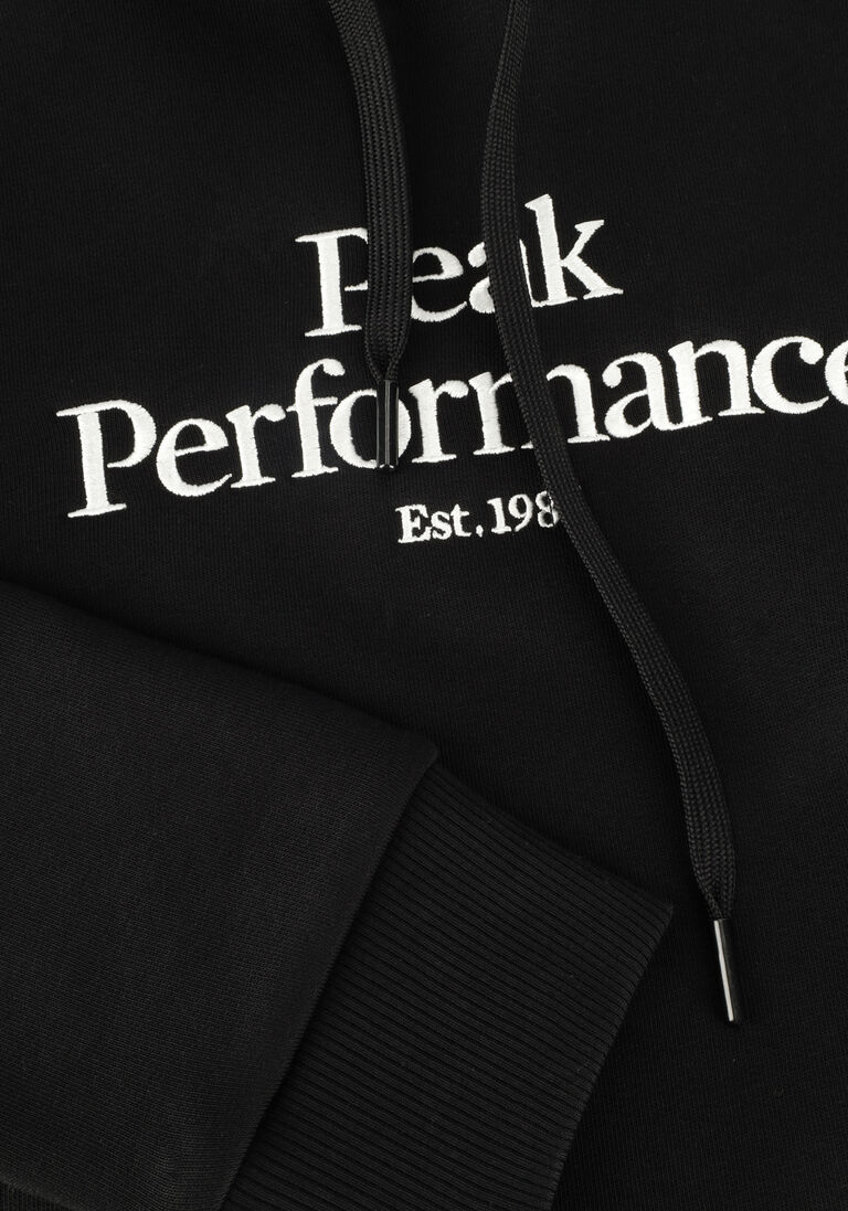 PEAK PERFORMANCE zwarte peak performance trui w original hood