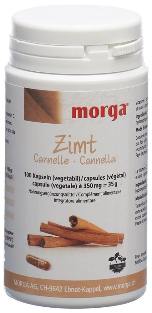 MORGA Zimt Vegicaps<br>100 Stück, Kapsel