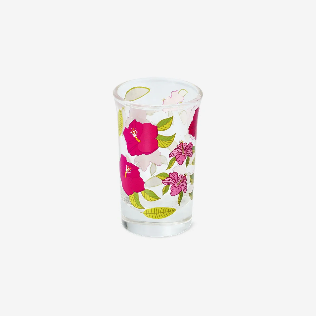 Mini drikkeglas med tropisk print