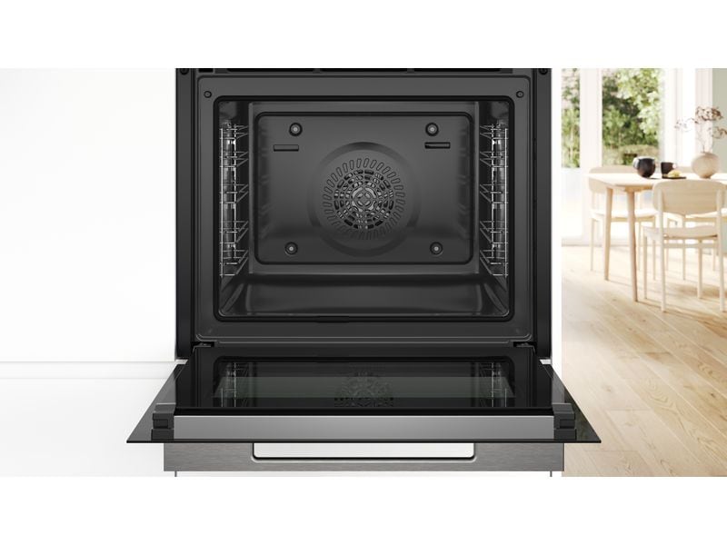 Bosch Einbaubackofen HBG7741B1 Schwarz A Backofen für den Einbau