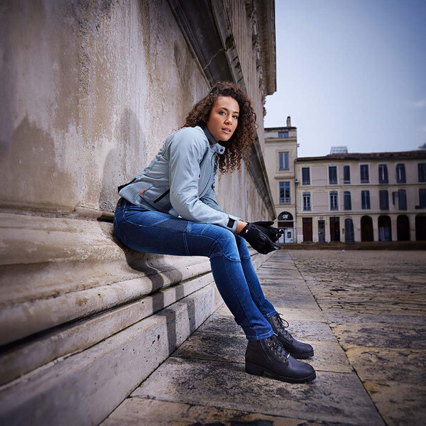 Furygan - Jean femme Purdey Evo Slim L30 Bleu