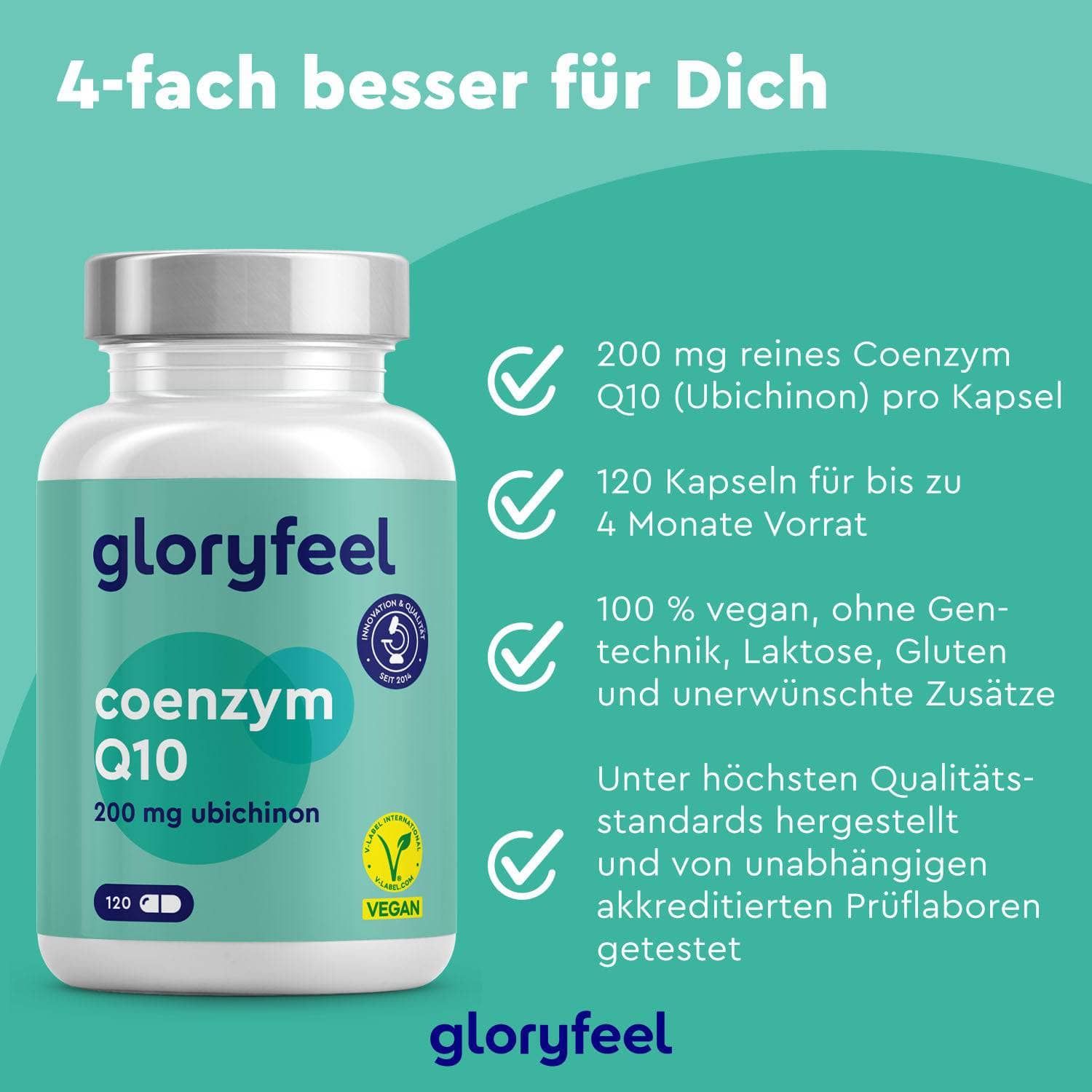 gloryfeel® Coenzym Q10 Kapseln