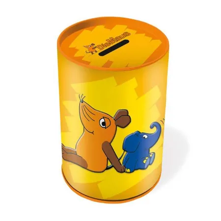 Trötsch Spardose Maus & Elefant, 11cm, Metall