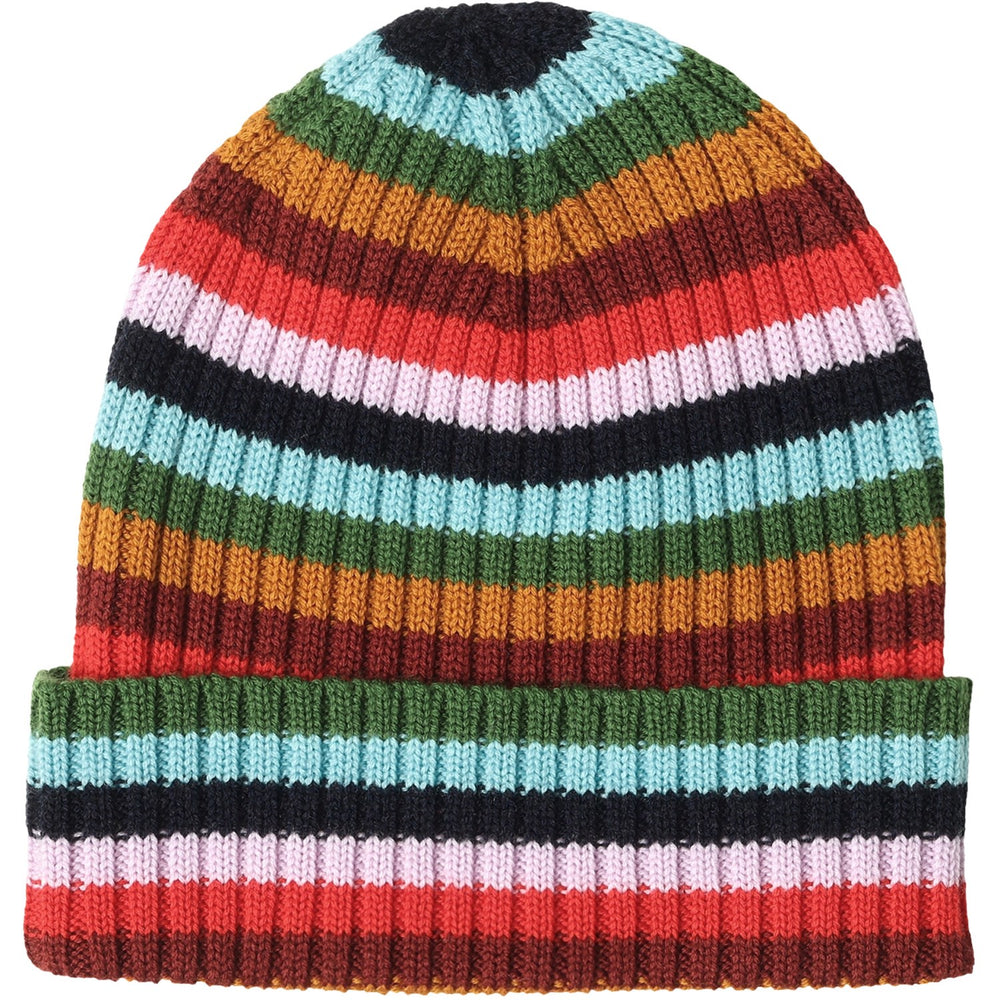 Køb FUB Multi Stripe Rib Beanie