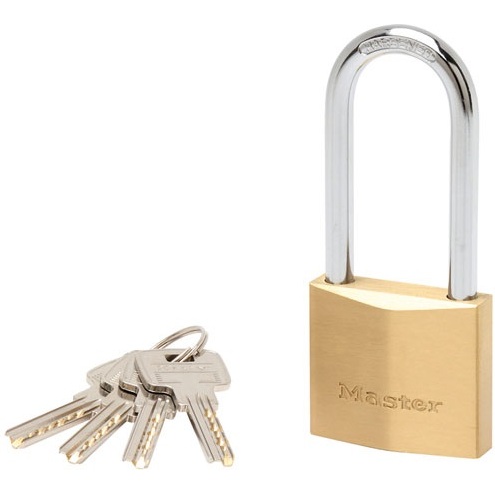 Cadenas à clé en laiton haute sécurité Master Lock - largeur 50 mm