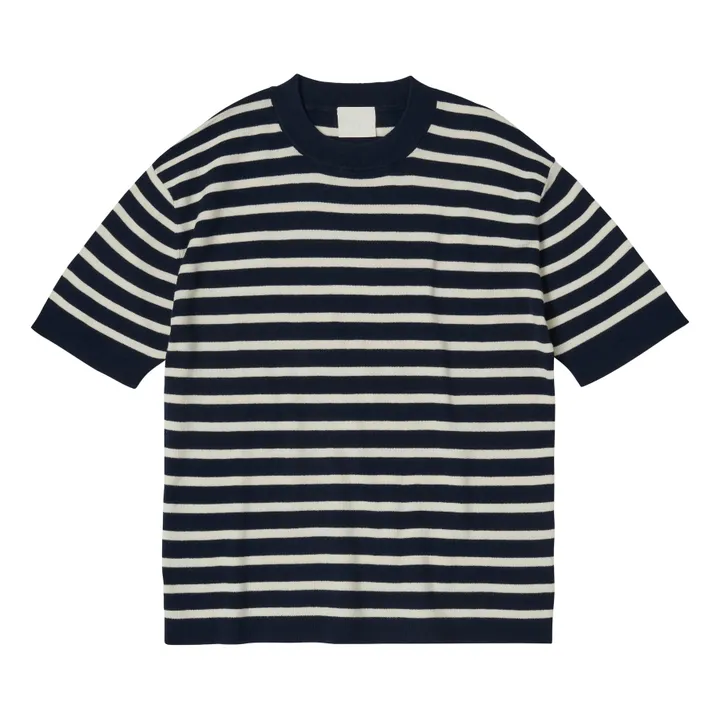 FUB T-shirt Rayé  - Collection Femme | Bleu marine