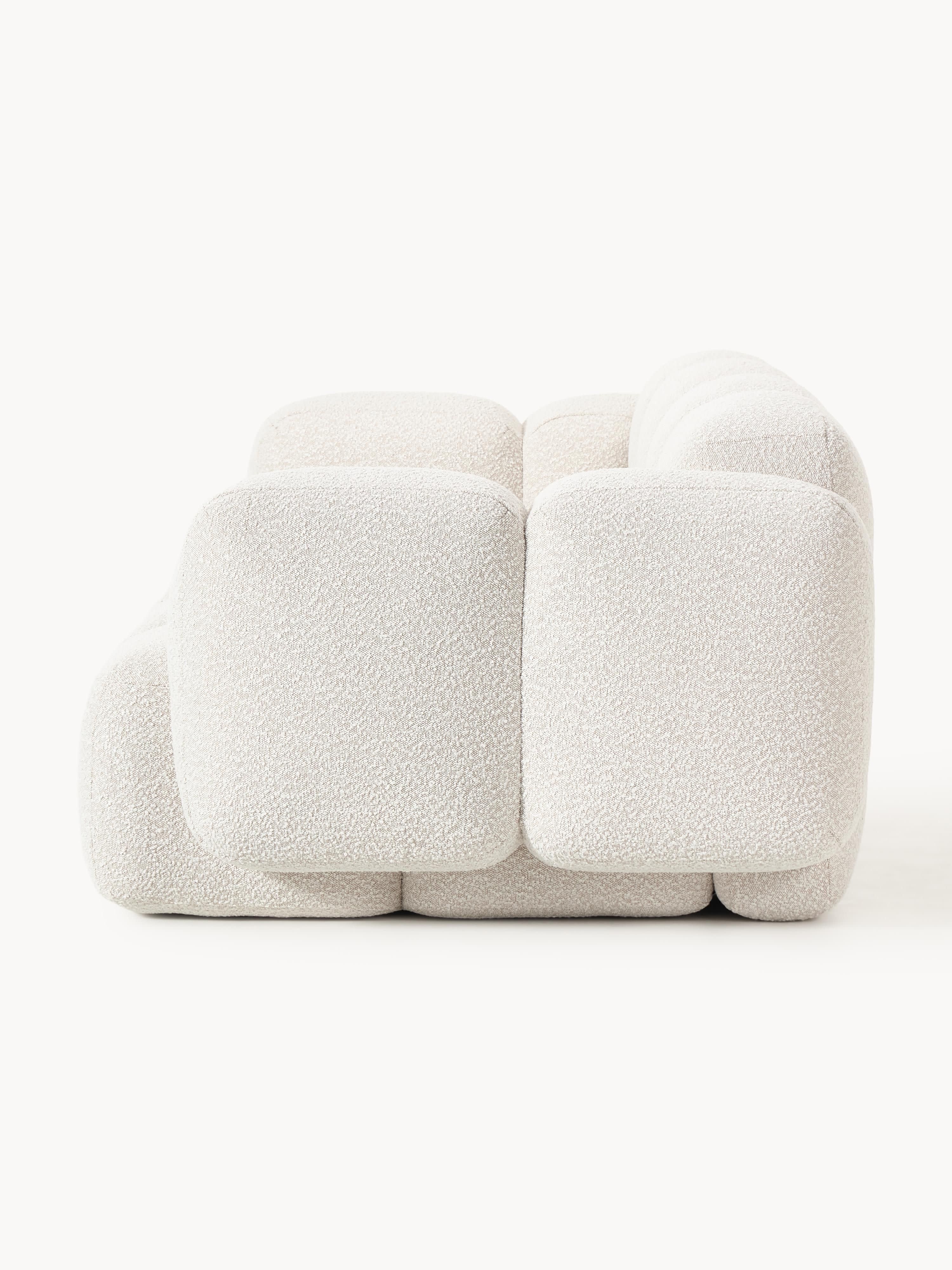 Modulaire bank Tayla (3-zits) van bouclé