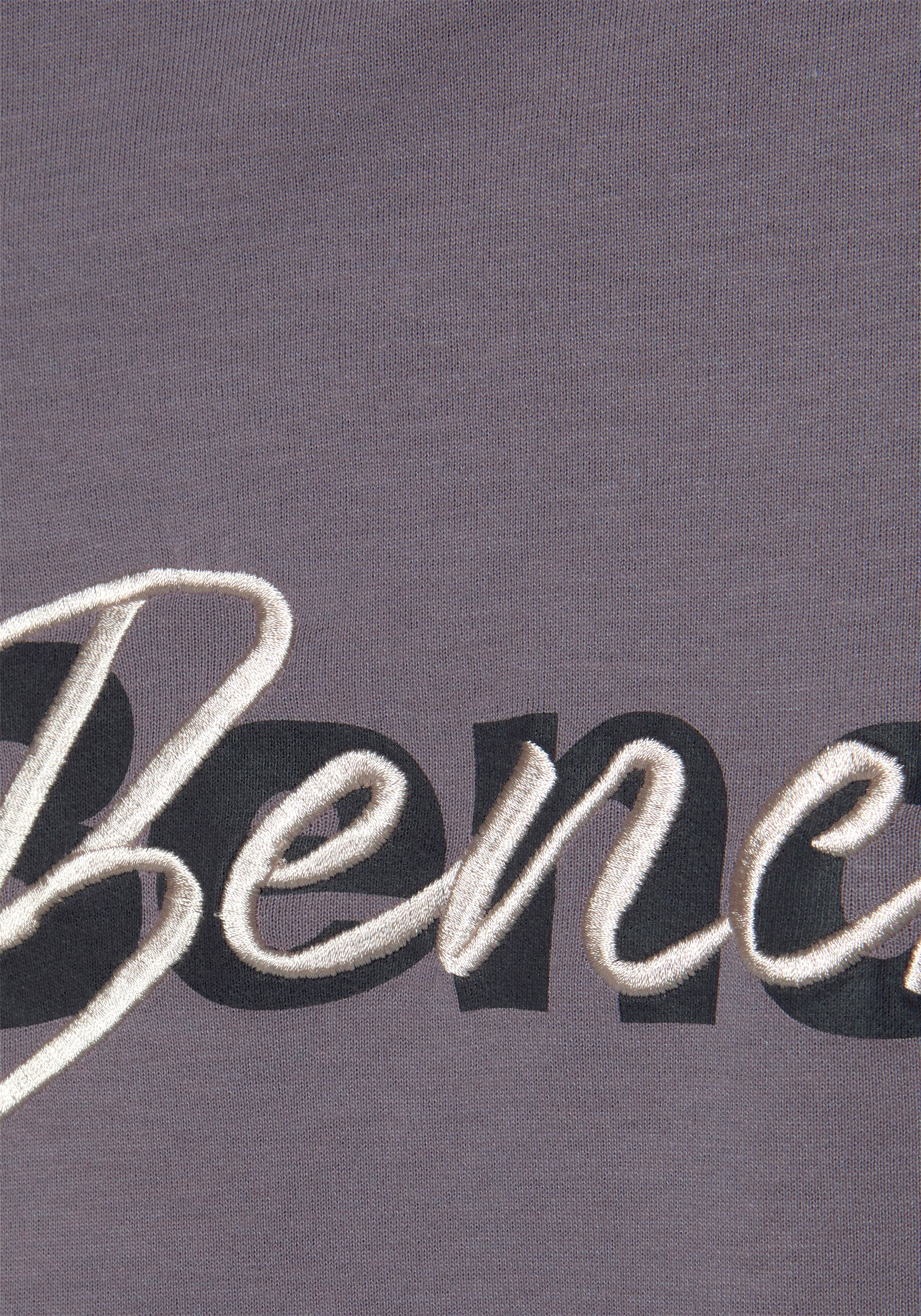 Bench. Loungewear Sweatshirt , mit Logodruck und Stickerei, Loungeanzug