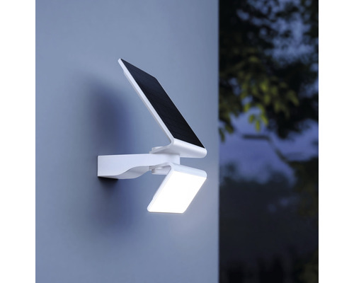 Steinel LED Solar Sensor Spotlight 42 lm 4000 K 18,9x29,8 cm XSolar LS wit + extra wandhouder + 6 m kabel