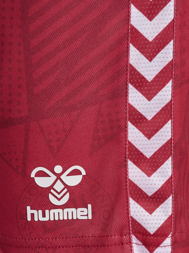 Hummel DBU Danmark kvindelandsholdsshorts hjemmebane 23 Voksen Rød