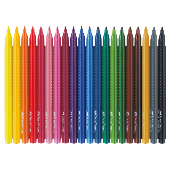 20 Fasermaler - Grip Color