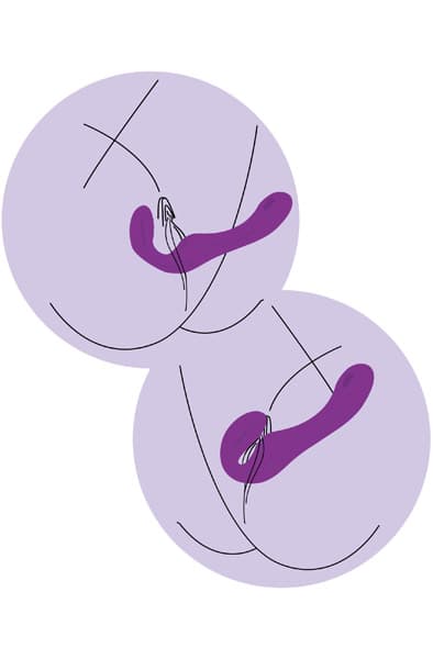 XOCOON Strapless Strap-On Pulse Vibe Strap-on