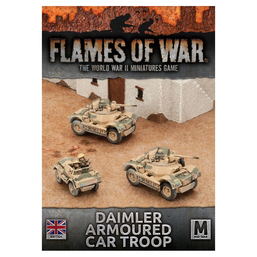 Flames of War - Daimler Armoured Car Troop