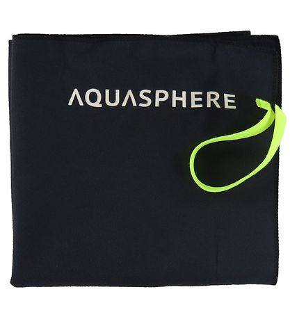 Aqua Sphere H?ndkl?de - Microfiber - 40x80 cm - Sort/Hvid