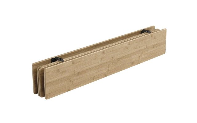 Outwell Custer Campingtisch mit Bambustischplatte