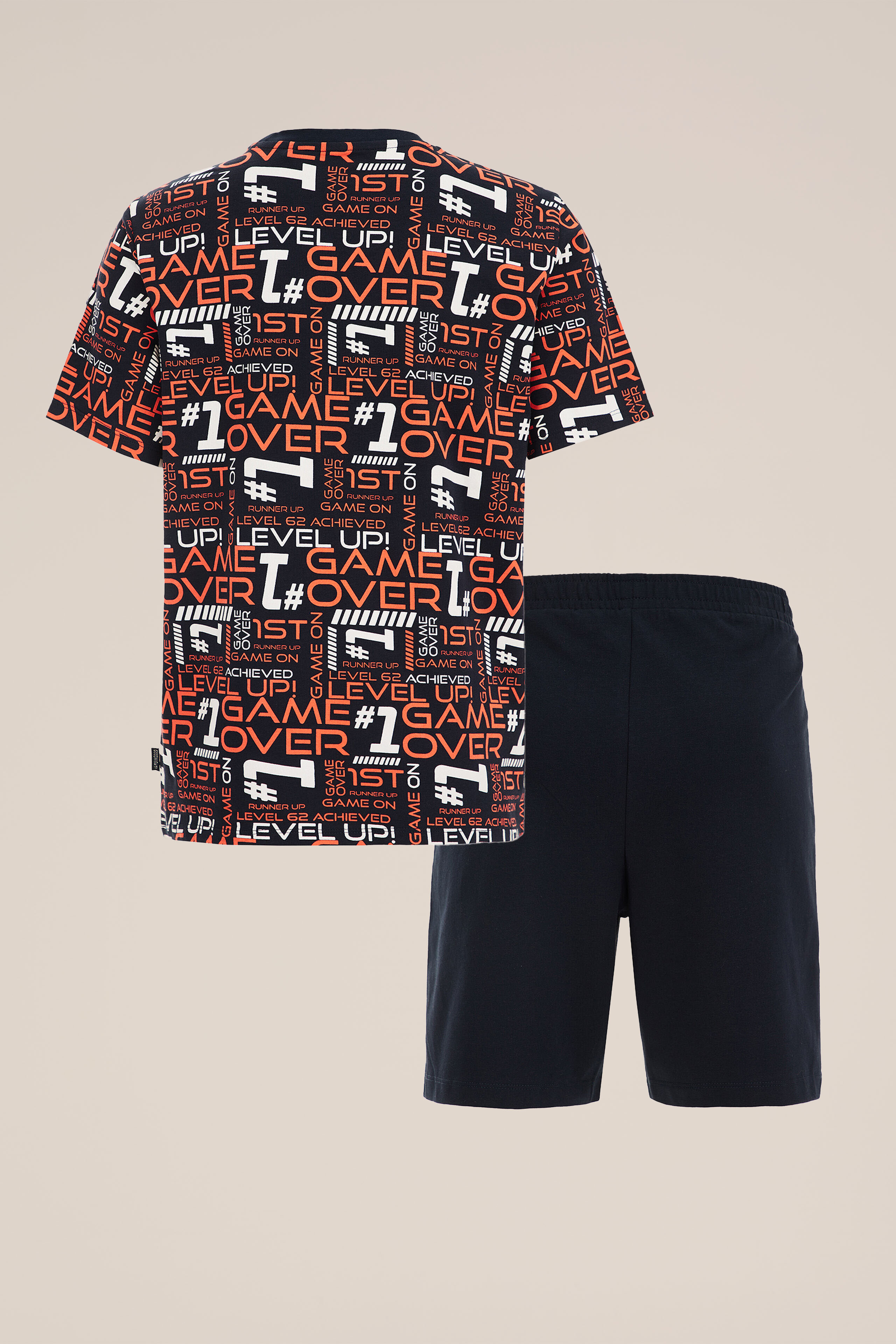 Jongens pyjamaset met dessin WE Fashion Donkerblauw
