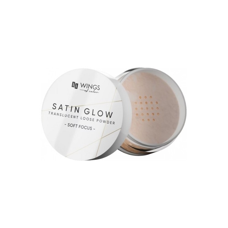 AA Wings of Color Satin Glow transparentes Gesichtspuder 3,5 g