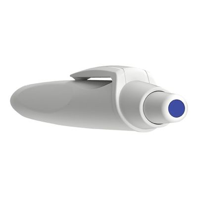 Schneider Reco - Stylo à bille - pointe moyenne - encre bleue - corps blanc