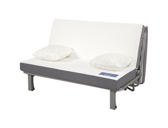 DUNLOPILLO - Banquette bz 2 places - gris - reveur