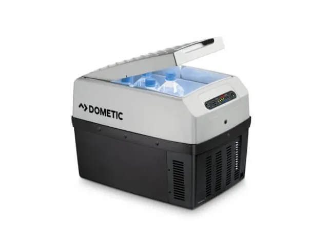 Dometic TropiCool TCX 14 - Transportabelt køleskab - bredde: 30.3 cm - dybde: 45 cm - højde: 32.8 cm - 15 liter - Klasse E - grå