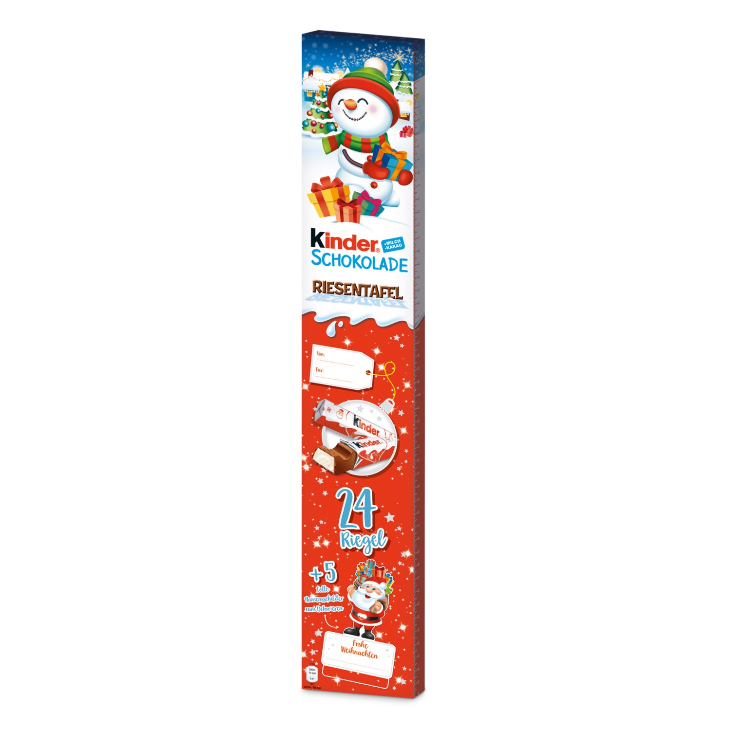 KINDER Schokolade 1/2m 300 g