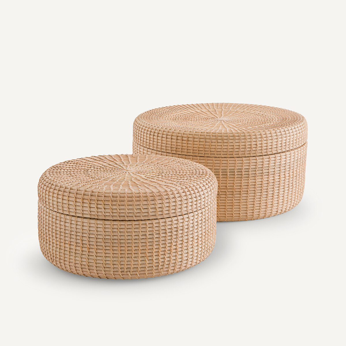AM.PM<br>Caixa de armazenamento em rattan, Ø 50 cm, Ysée