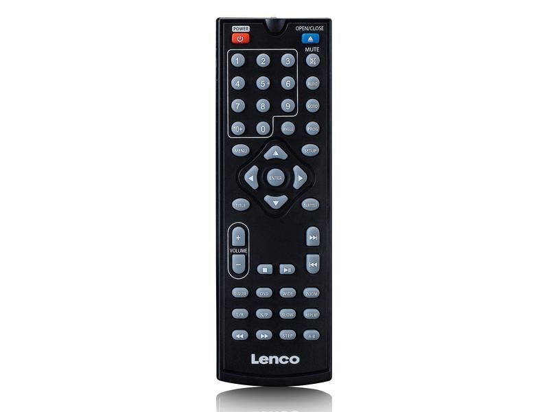 Lenco DVD-Player DVD-120 Schwarz DVD-Player mit HDMI- und SCART-Anschluss sowie Display und Fernbedienung