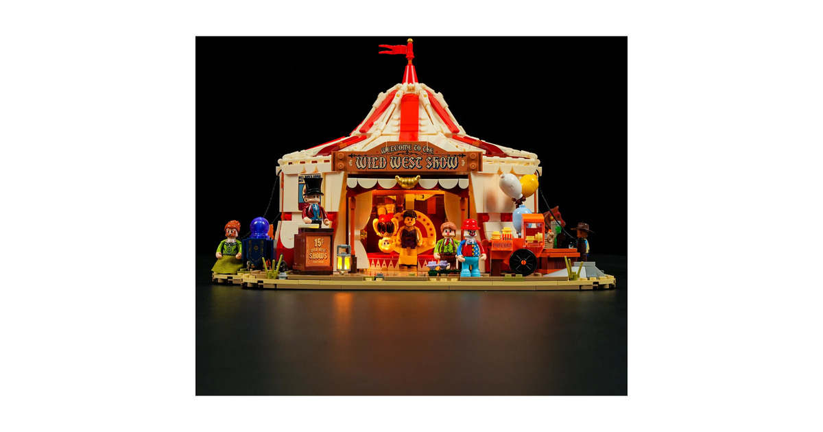 LumibricksThe Old West - Traveling Circus Constructiespeelgoed  (L9079)