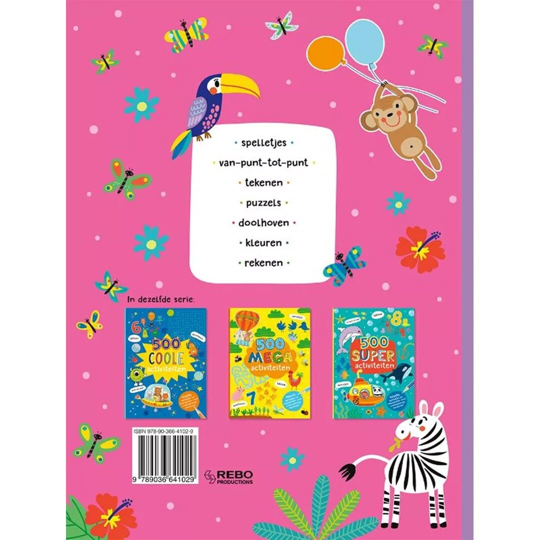 Uitgeverij rebo activiteitenboek 500 vrolijke activiteiten
