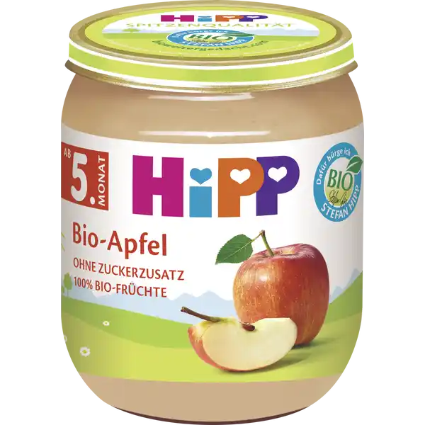 Bio-Apfel ab dem 5. Monat