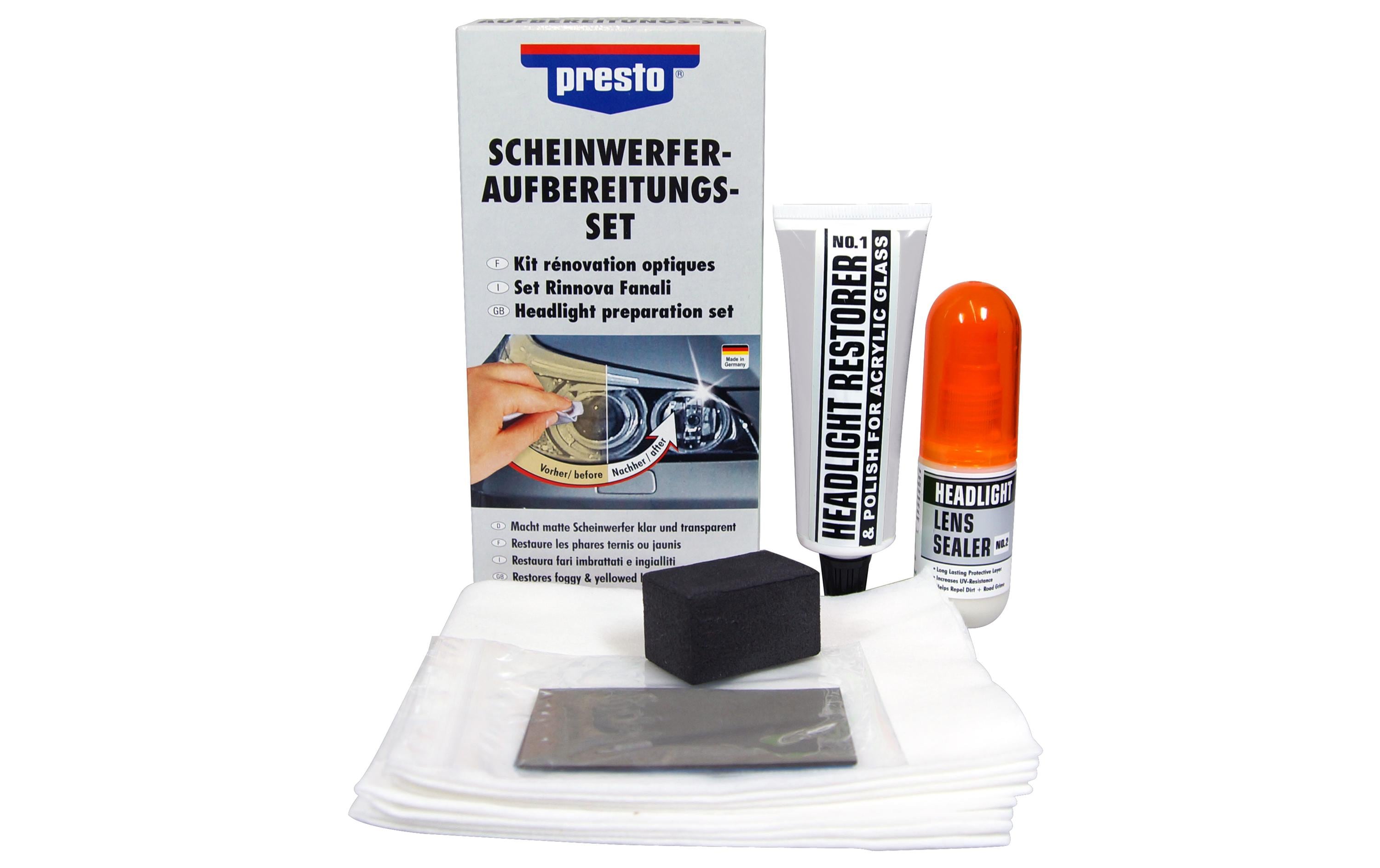 Reparaturset Scheinwerfer AufbereitungKunststoff-Scheinwerfer-Aufbereitungs-Set