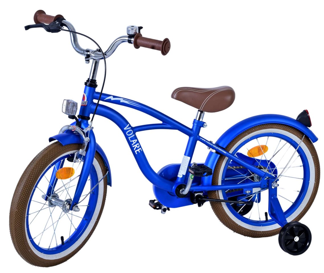 Volare - Børnecykel 16'' - Blå Cruiser